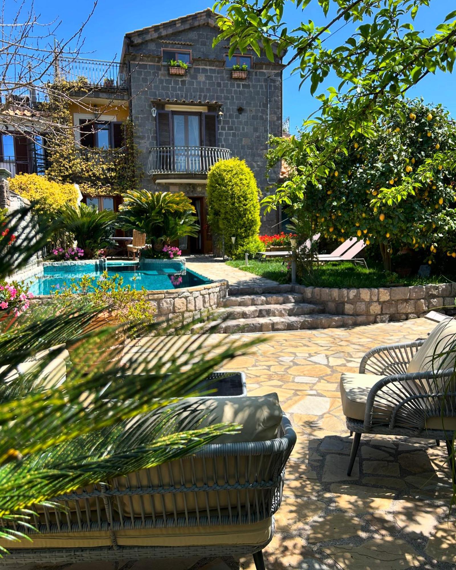 Maison Villa Angela SantʼAgata sui Due Golfi Exteriér fotografie